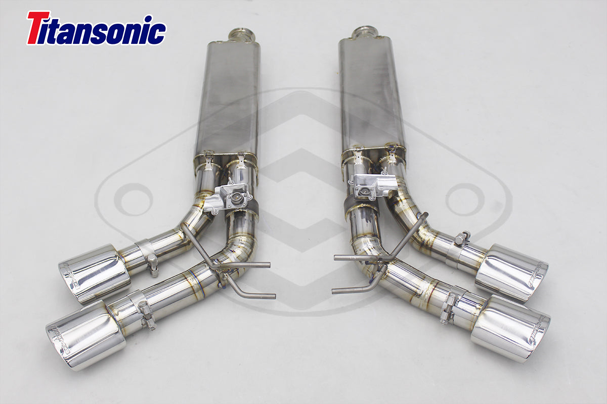 Mercedes AMG G550/G500 (W463A) 4L BiTurbo – ECE Valved Dual Mufflers (CES3)