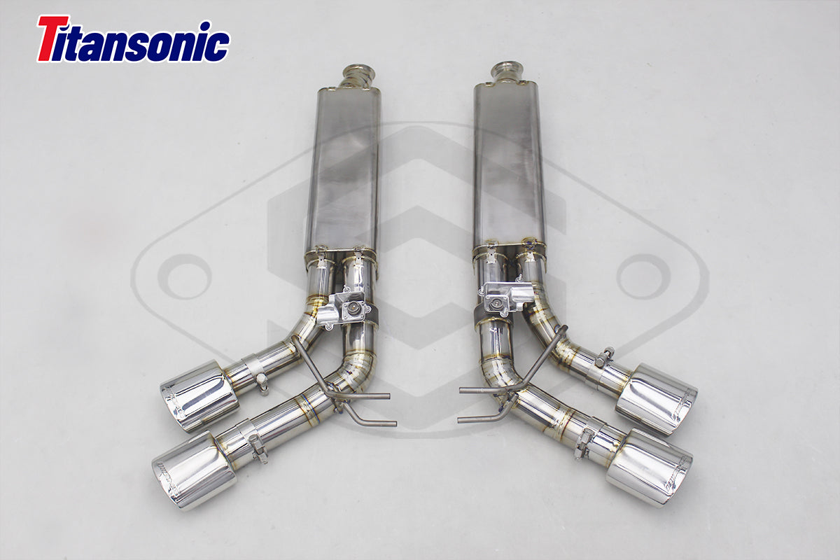Mercedes AMG G550/G500 (W463A) 4L BiTurbo – ECE Valved Dual Mufflers (CES3)