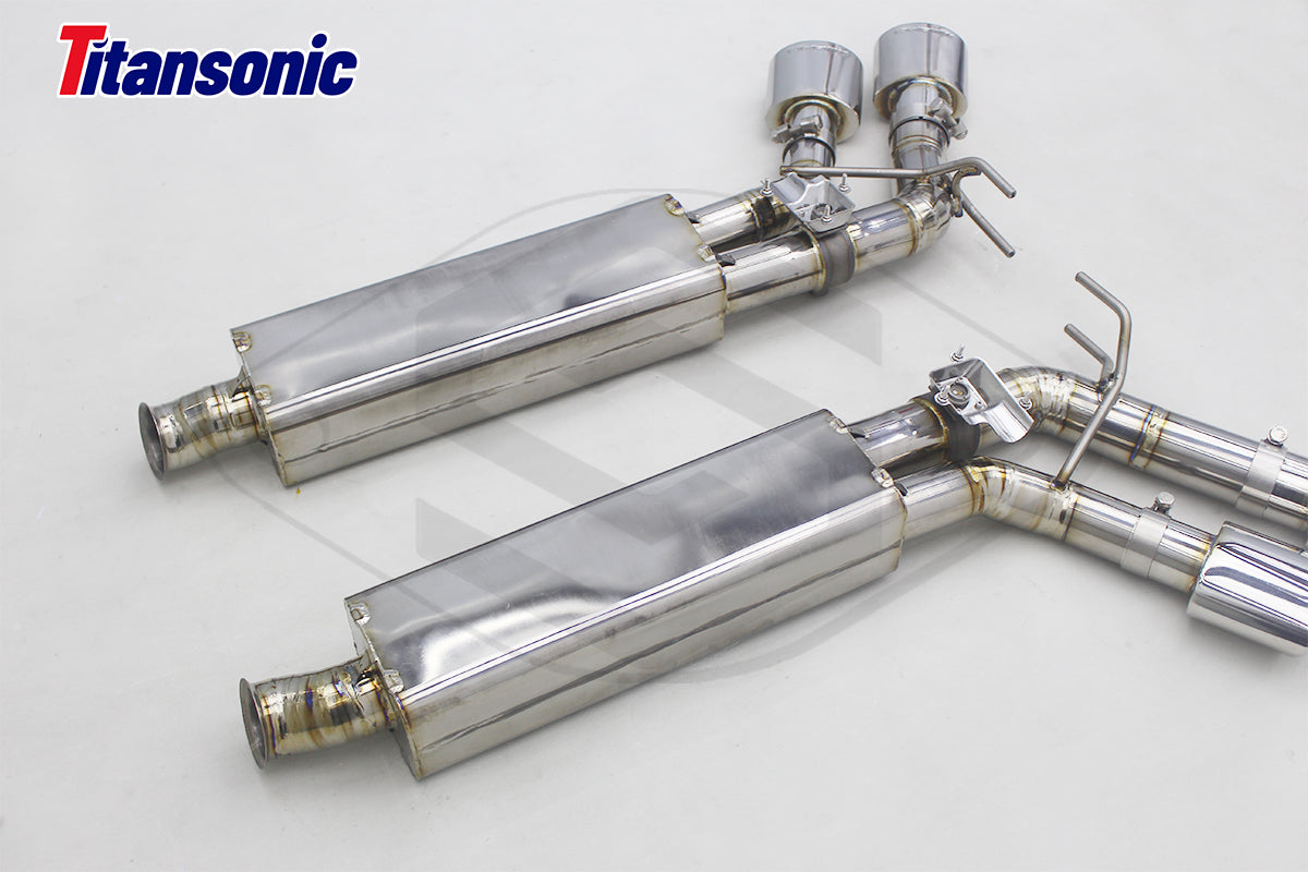 Mercedes AMG G550/G500 (W463A) 4L BiTurbo – ECE Valved Dual Mufflers (CES3)