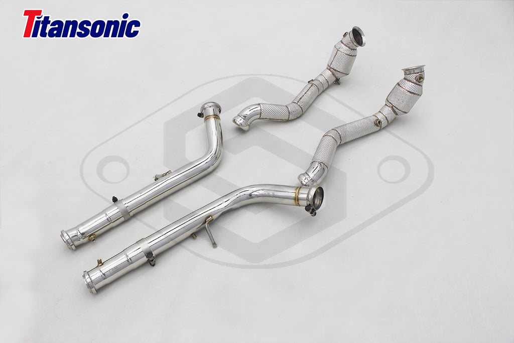 Mercedes AGM S63 Cencal Titanium Valved Catback Exhaust