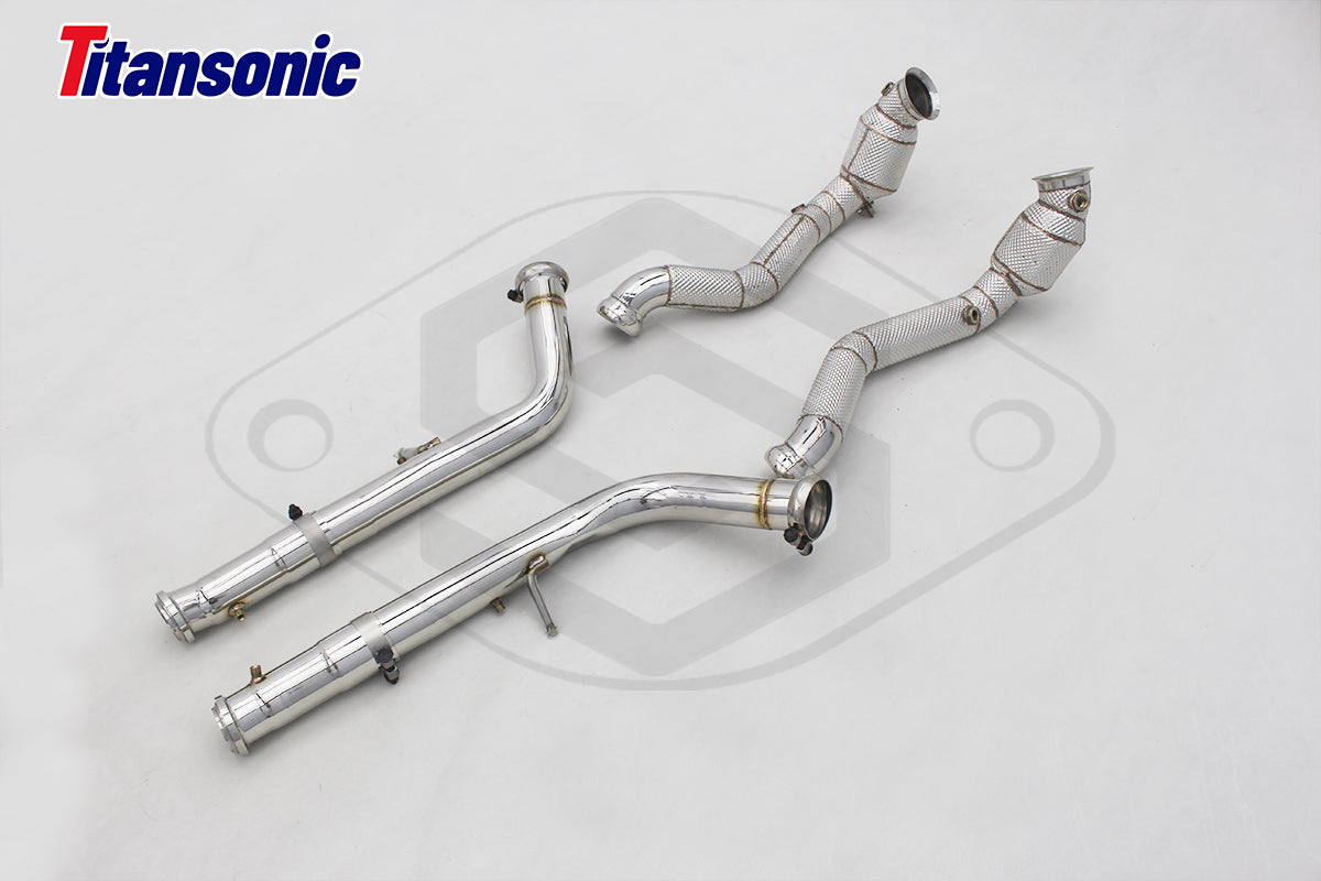 Mercedes AGM S63 Cencal Titanium Valved Catback Exhaust