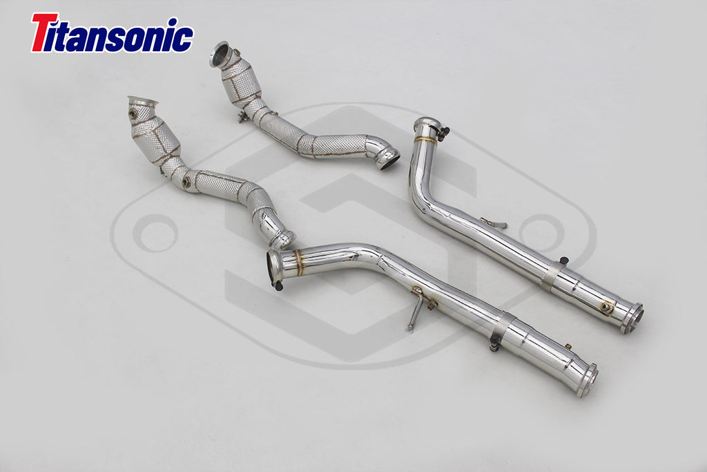 Mercedes AMG G550/G500 (W463A) 4L BiTurbo – ECE Valved Dual Mufflers (CES3)