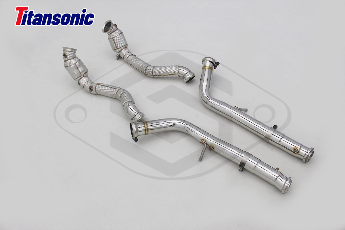 Mercedes AMG G550/G500 (W463A) 4L BiTurbo – ECE Valved Dual Mufflers (CES3)