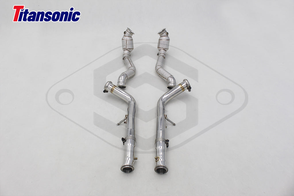 Mercedes AMG G550/G500 (W463A) 4L BiTurbo – ECE Valved Dual Mufflers (CES3)