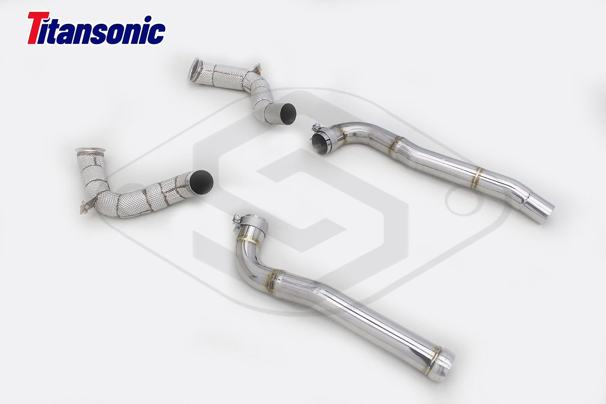 Mercedes AMG GT  GTR GTS Valved Sport Exhaust system