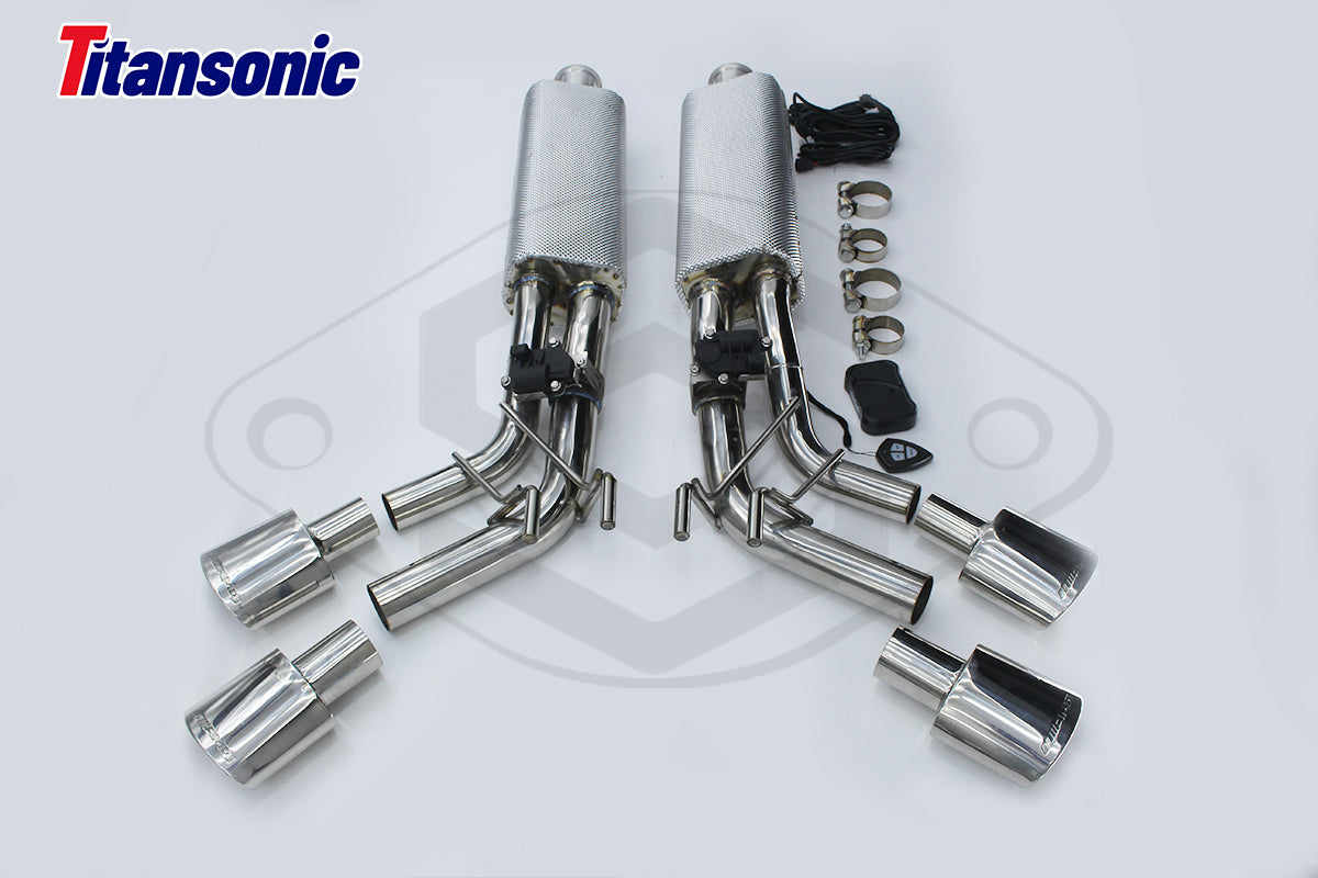Mercedes AMG G550/G500 (W463A) 4L BiTurbo – ECE Valved Dual Mufflers (CES3)