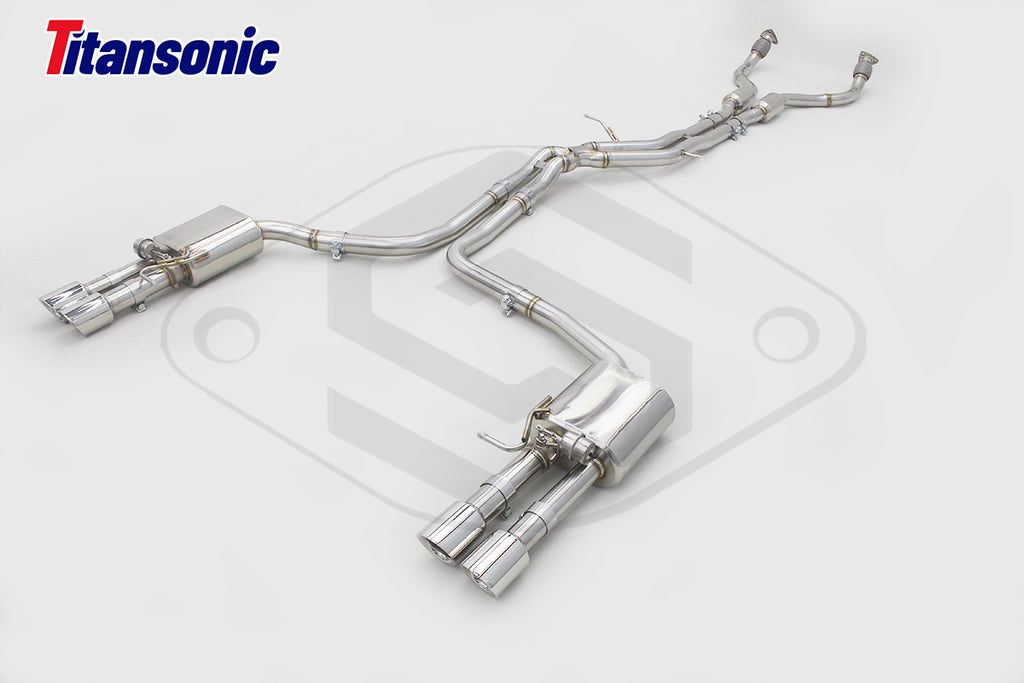 Audi  A6 A7 CenCal Stainless Steel Valved Exhaust