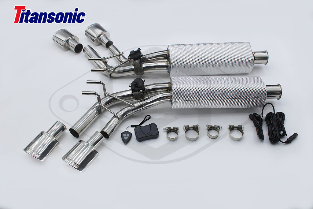 Mercedes AMG G550/G500 (W463A) 4L BiTurbo – ECE Valved Dual Mufflers (CES3)