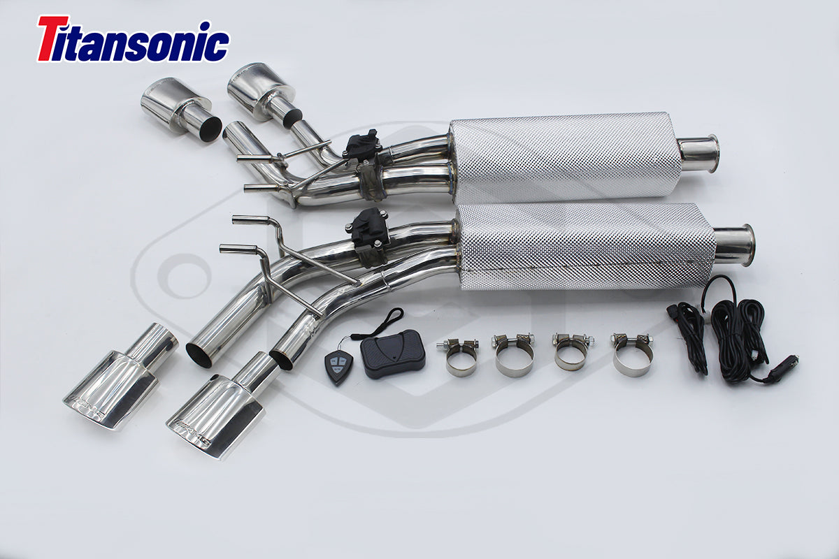 Mercedes AMG G550/G500 (W463A) 4L BiTurbo – ECE Valved Dual Mufflers (CES3)