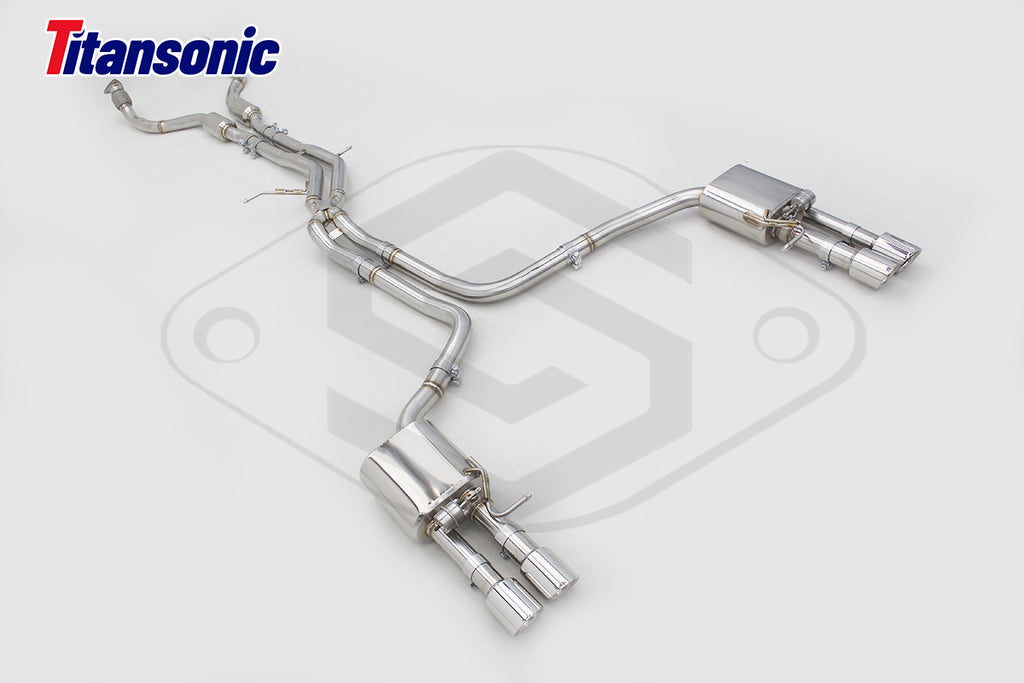 Audi  A6 A7 CenCal Stainless Steel Valved Exhaust