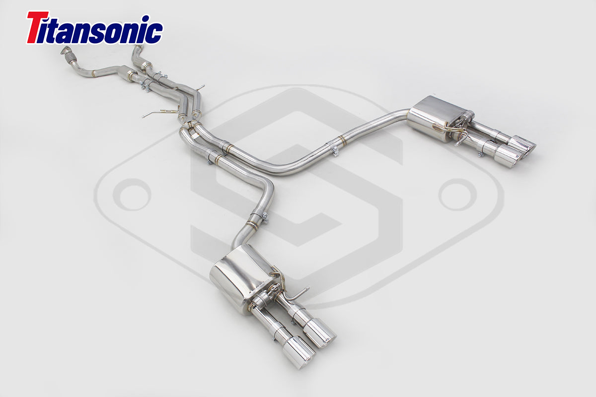 Audi  A6 A7 CenCal Stainless Steel Valved Exhaust