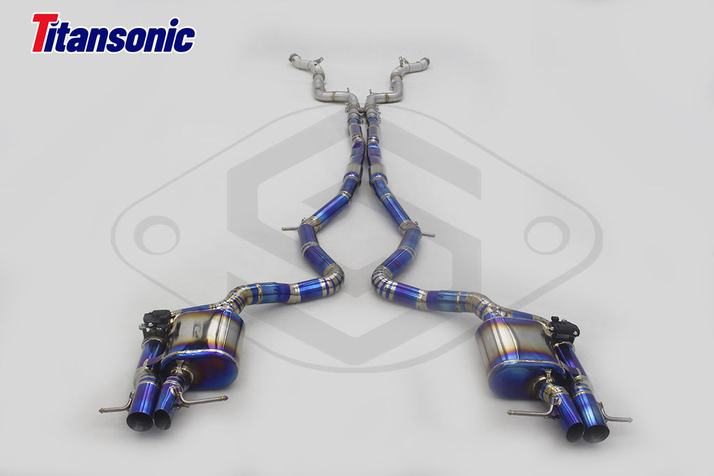 Mercedes AGM S63 Cencal Titanium Valved Catback Exhaust