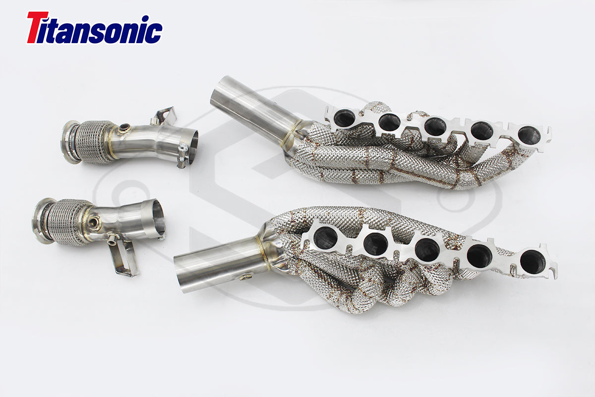 Audi R8 Titanium/Stainless Steel Valved Catback Exhaust