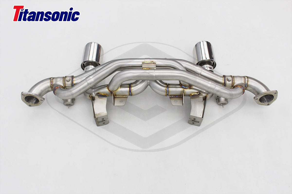 Porsche 718 GT4  GTC4 RS/ Boxter Spyder Valved Sport Exhaust System