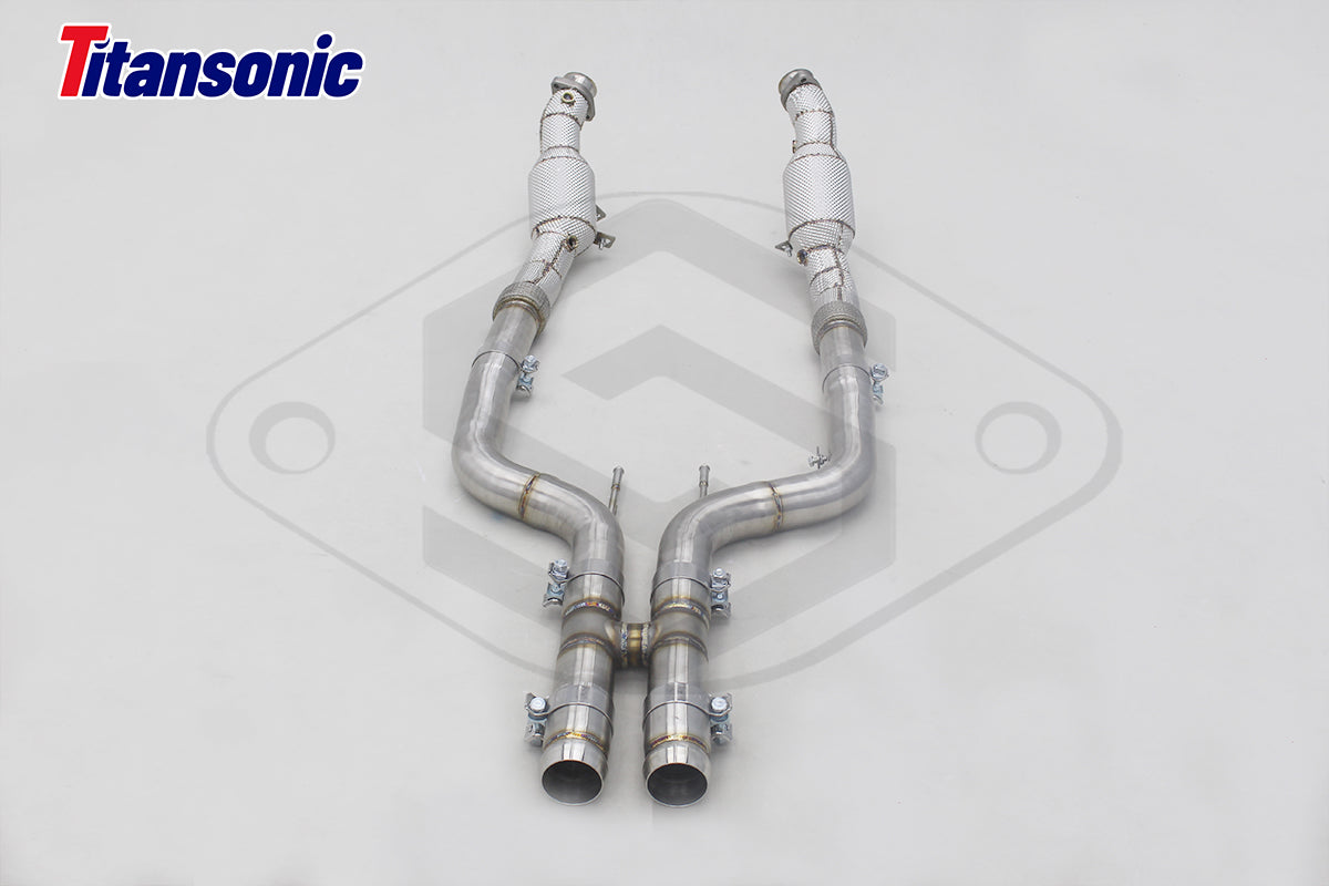 Mercedes AGM S63 Cencal Titanium Valved Catback Exhaust