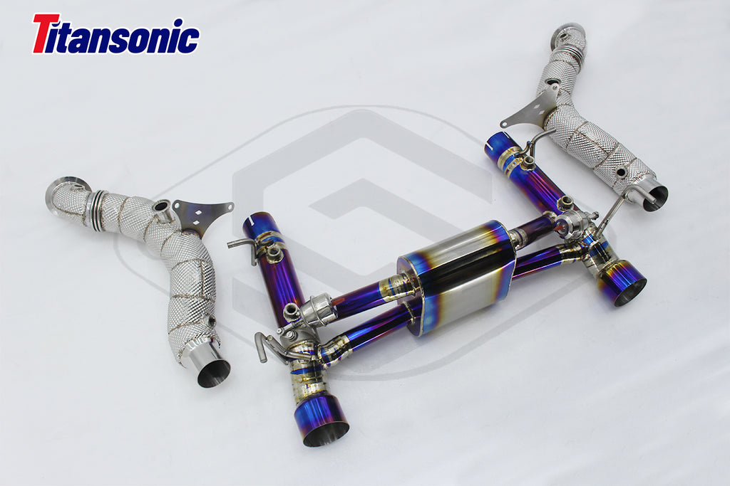 Ferrari F8 Valved Sport Exhaust System