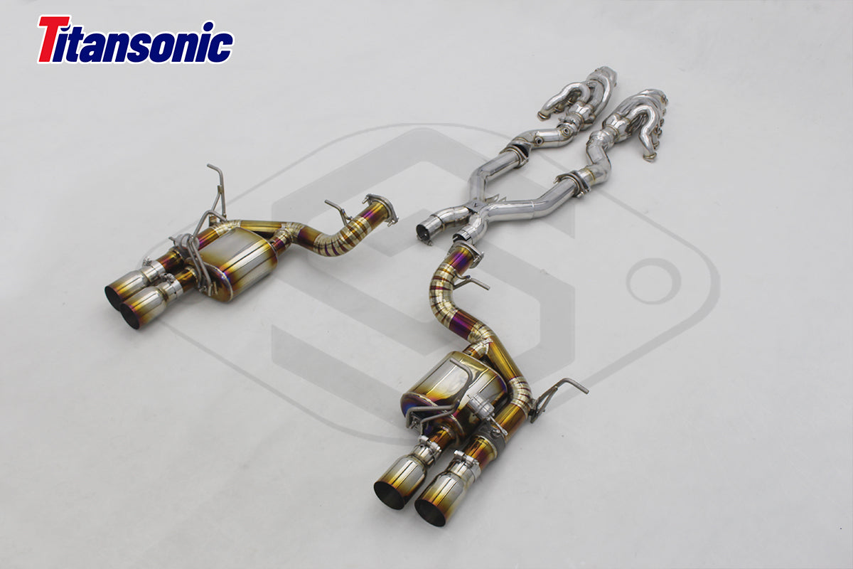 Ferrari 599 GTO GTB RACE F1 Valved Exhaust system