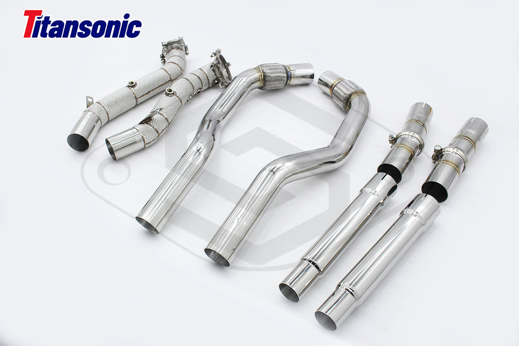 Audi S8 Stainless Steel Valved Exhaust