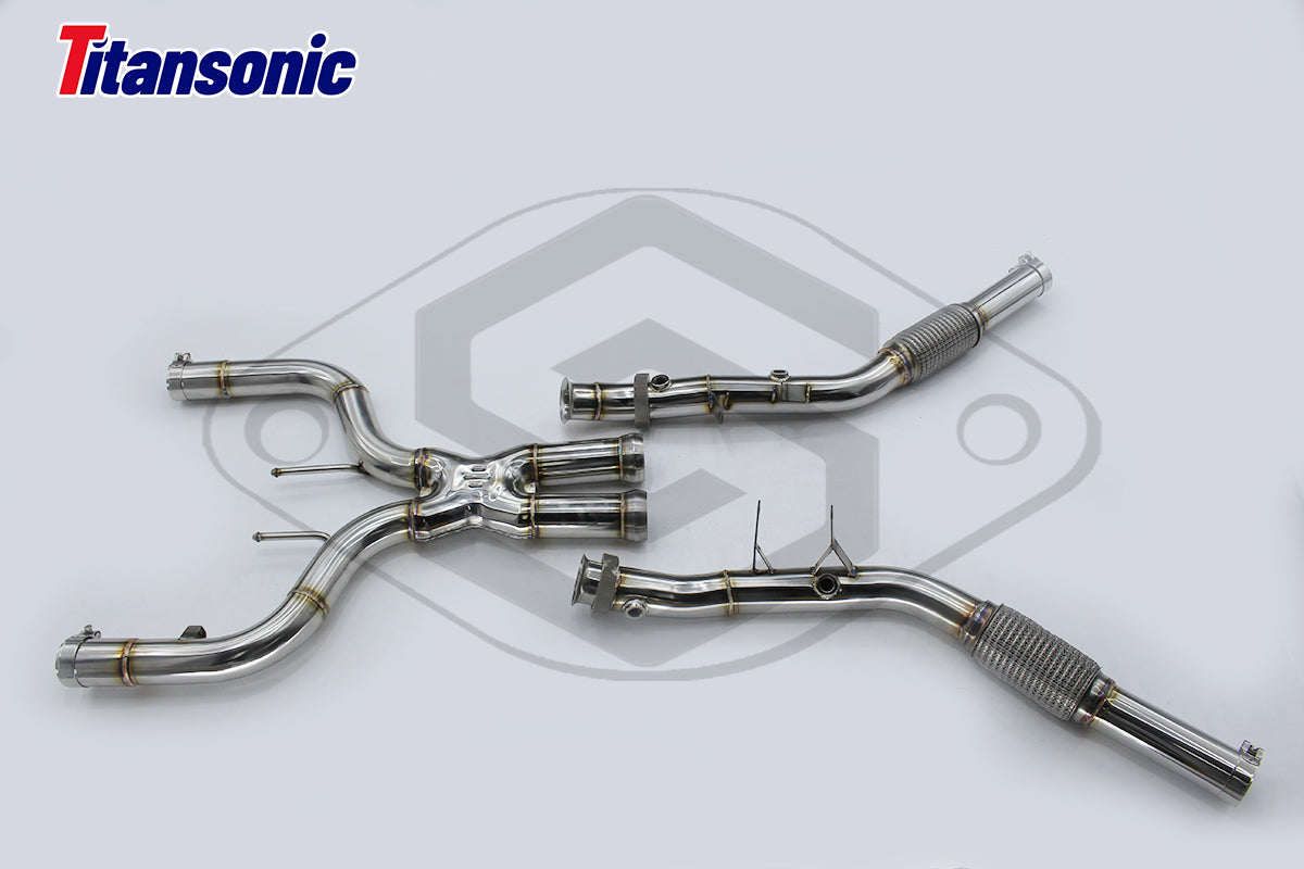 Mercedes AGM S63 Cencal Titanium Valved Catback Exhaust