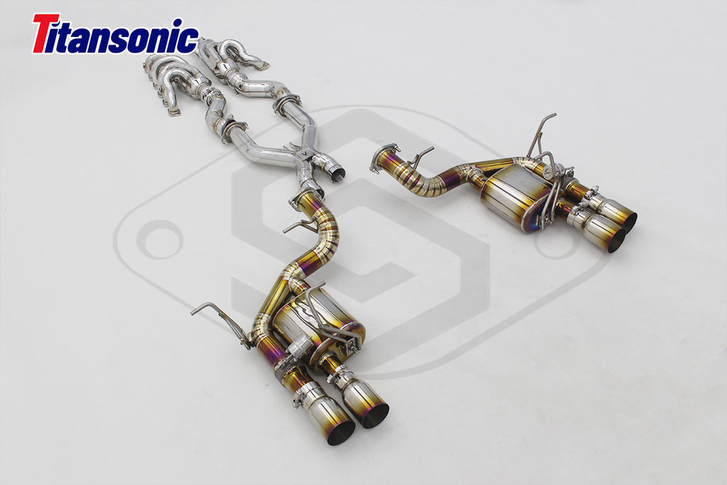 Ferrari 599 GTO GTB RACE F1 Valved Exhaust system