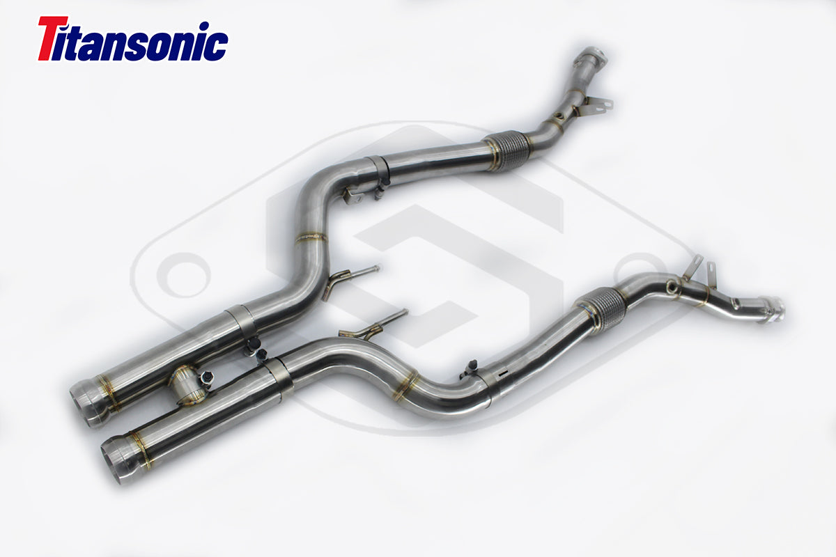 Mercedes AGM S63 Cencal Titanium Valved Catback Exhaust
