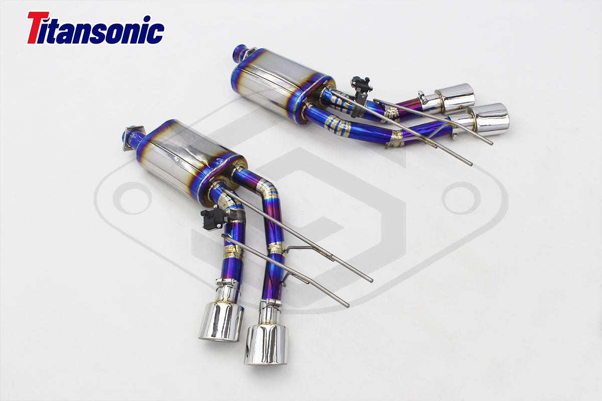 Mercedes AMG G550/G500 (W463A) 4L BiTurbo – ECE Valved Dual Mufflers (CES3)