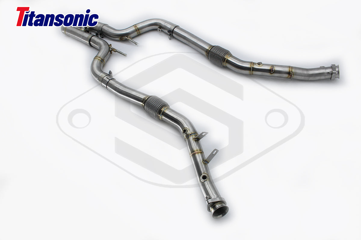 Mercedes AGM S63 Cencal Titanium Valved Catback Exhaust