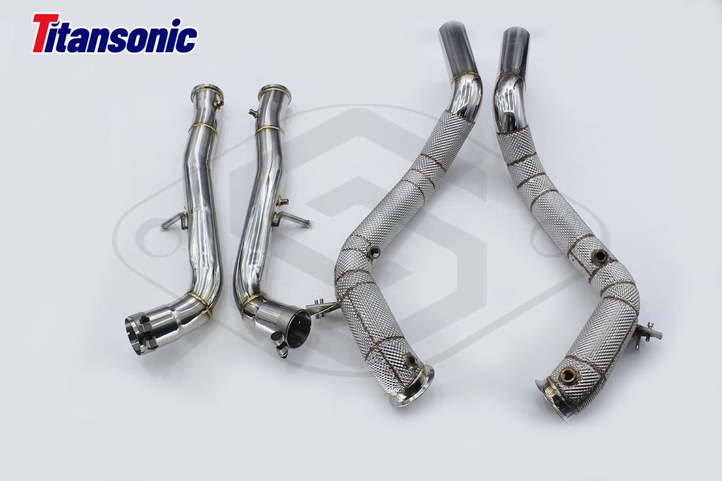 Mercedes AGM S63 Cencal Titanium Valved Catback Exhaust