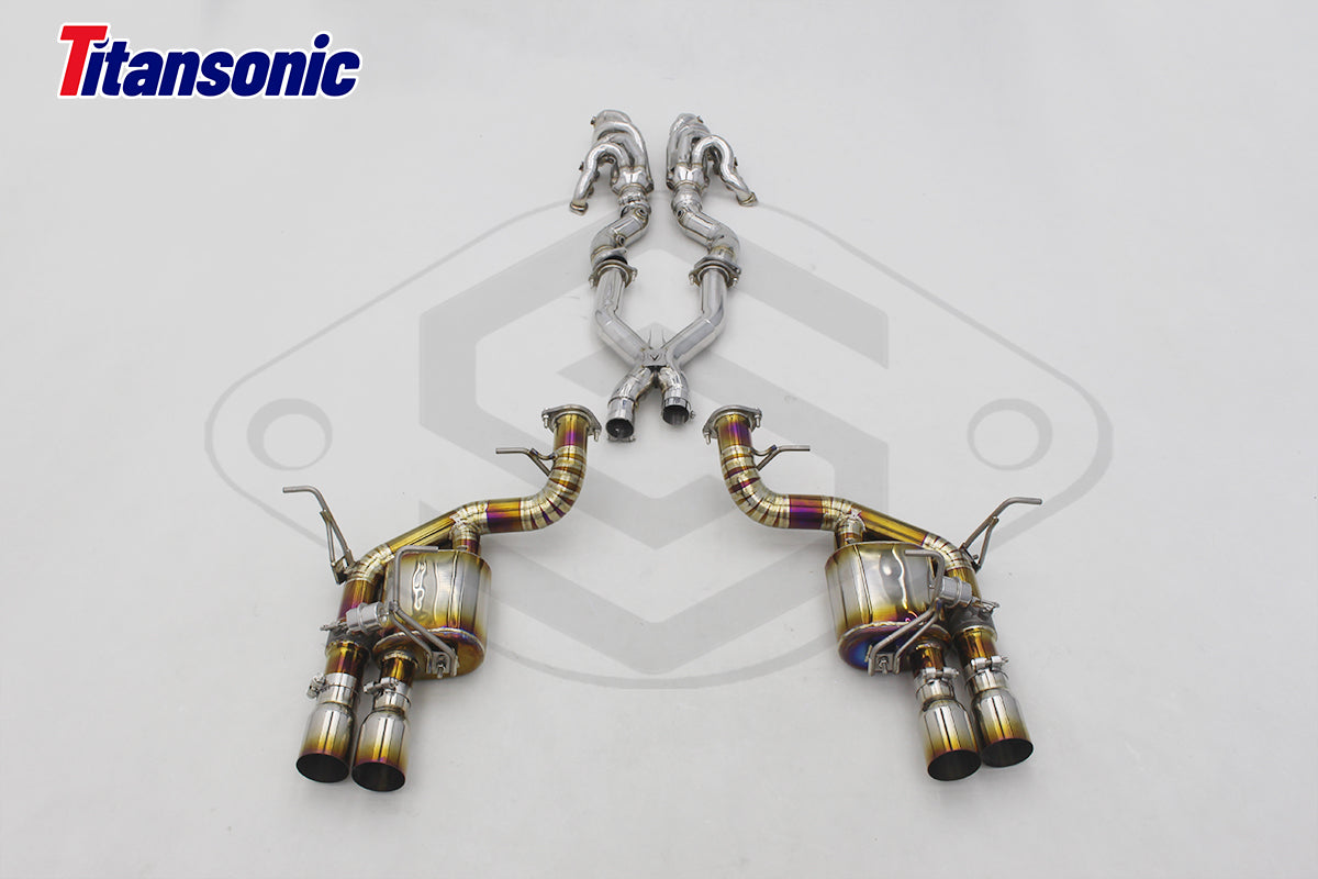 Ferrari 599 GTO GTB RACE F1 Valved Exhaust system