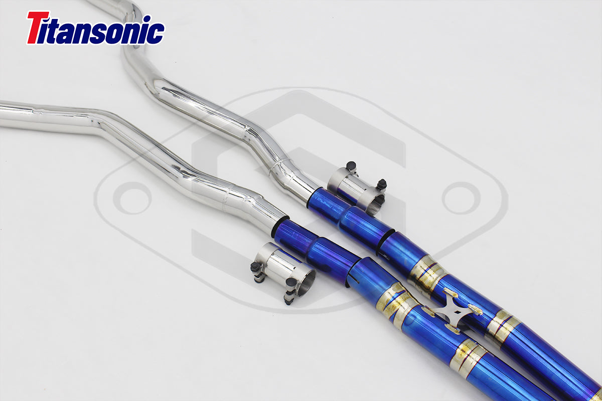 Audi  A6 A7 CenCal Stainless Steel Valved Exhaust