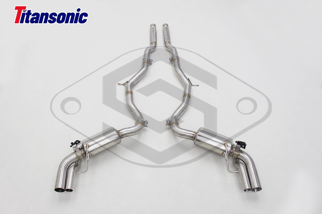 Mercedes AGM S63 Cencal Titanium Valved Catback Exhaust