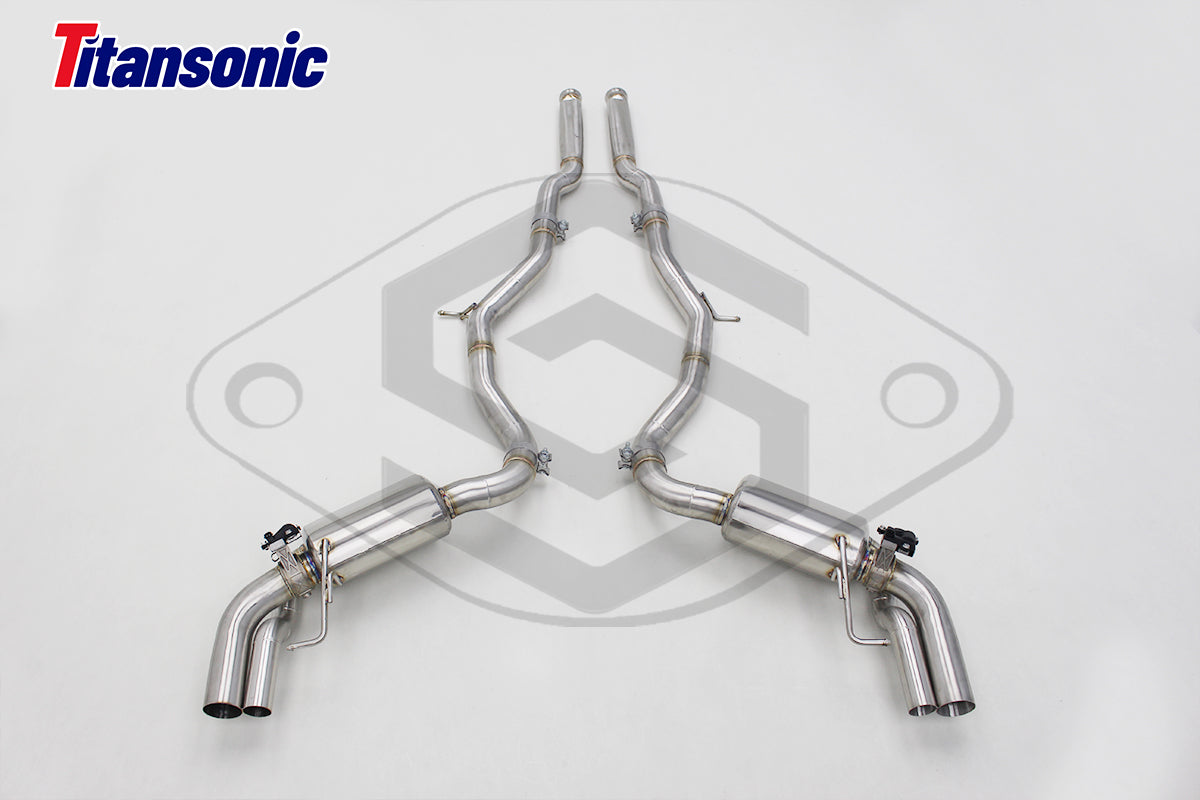 Mercedes AGM S63 Cencal Titanium Valved Catback Exhaust