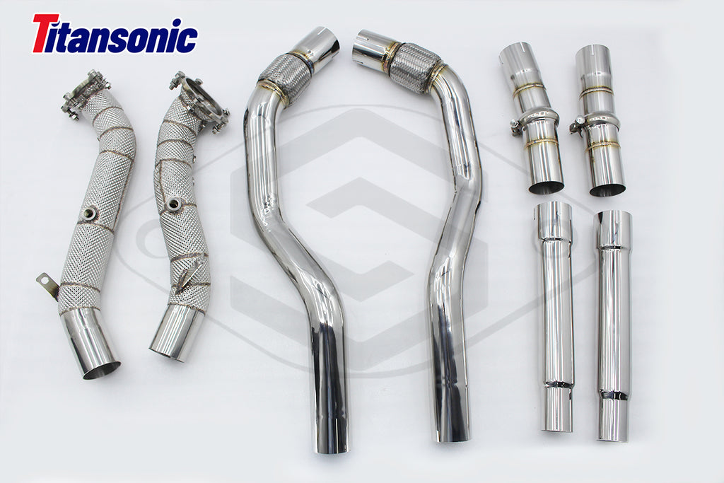 Audi S8 Stainless Steel Valved Exhaust
