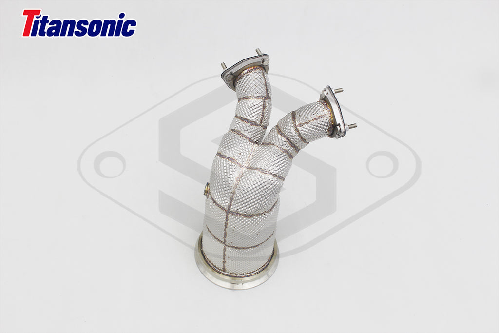 Audi SQ5 3,0TFSi Sportback B9 Milltek Sport Downpipe med 200cells HJS Racekatalysator (passar original Cat-Back)