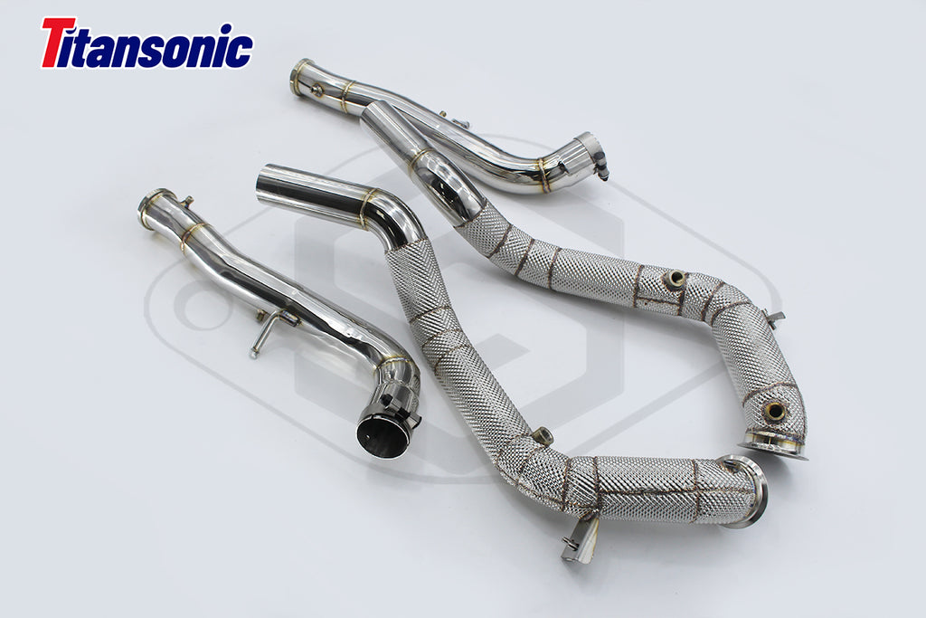Mercedes AGM S63 Cencal Titanium Valved Catback Exhaust