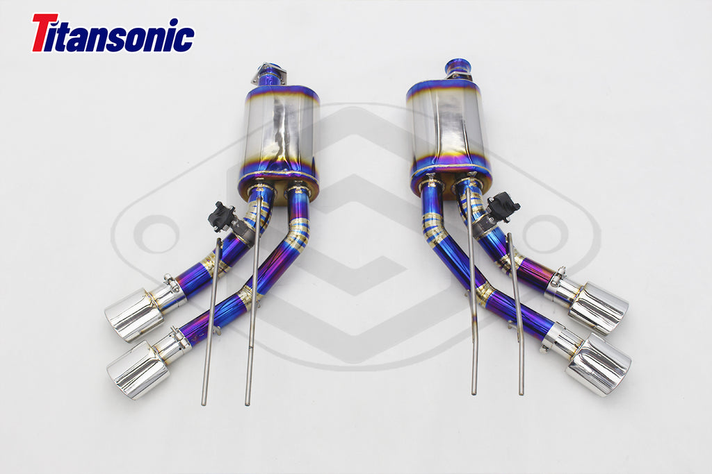 Mercedes AMG G550/G500 (W463A) 4L BiTurbo – ECE Valved Dual Mufflers (CES3)