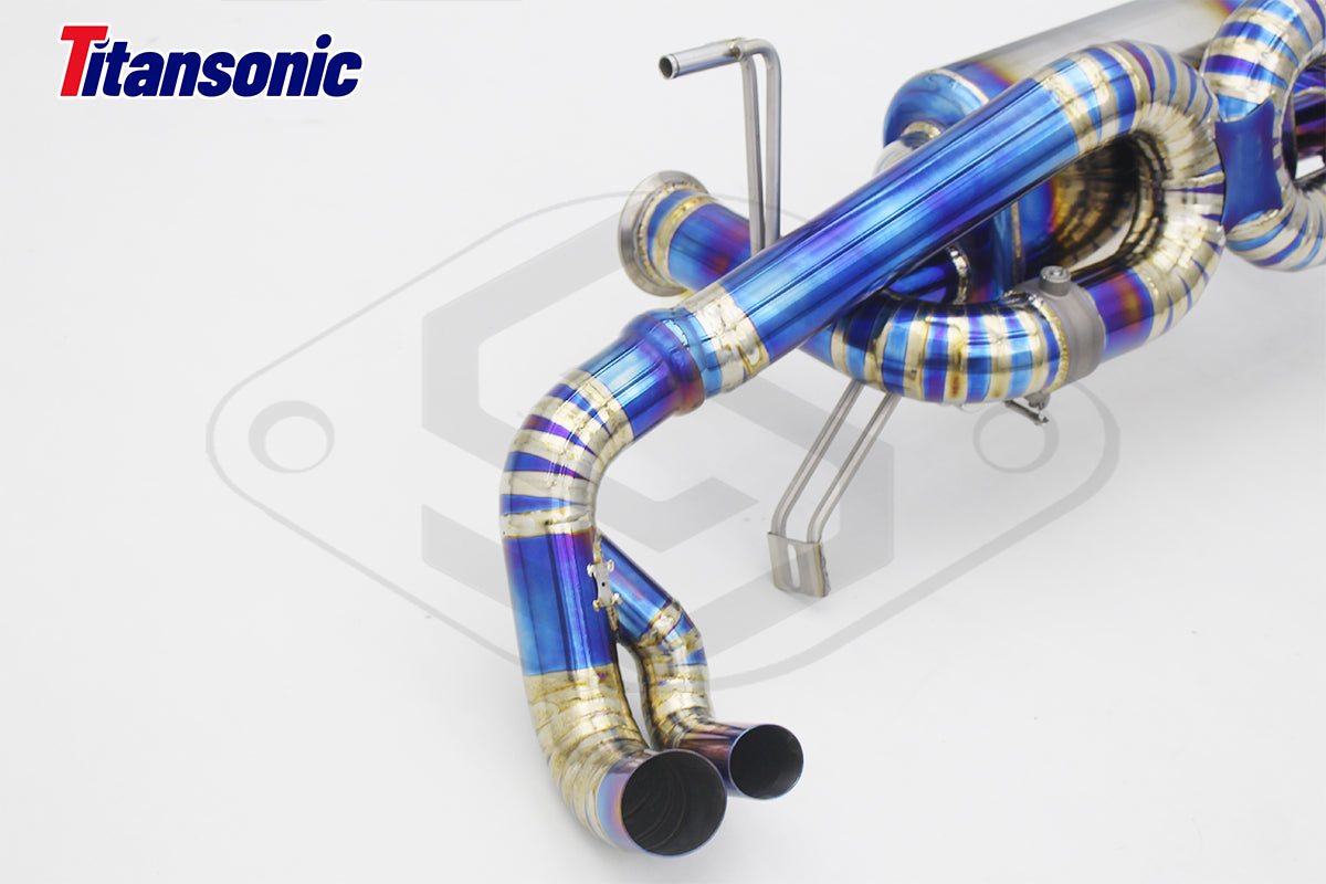 Audi R8 Titanium/Stainless Steel Valved Catback Exhaust