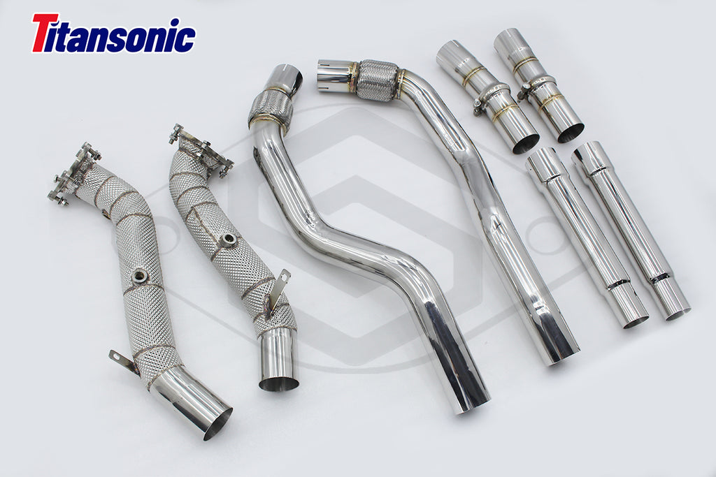 Audi S8 Stainless Steel Valved Exhaust