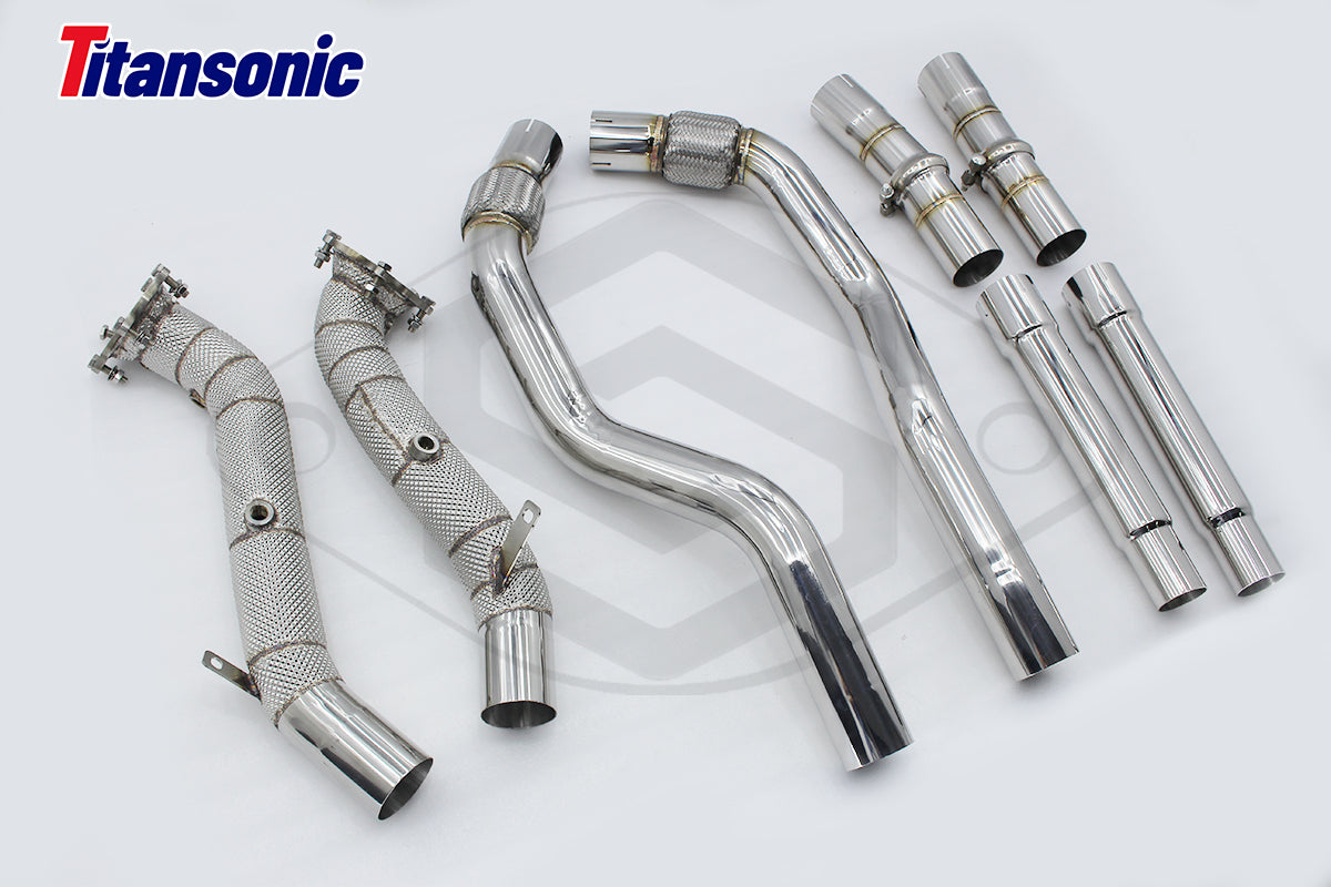 Audi S8 Stainless Steel Valved Exhaust
