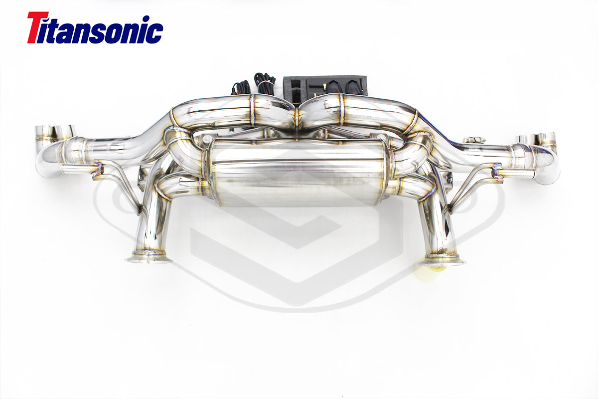 Audi R8 Titanium/Stainless Steel Valved Catback Exhaust