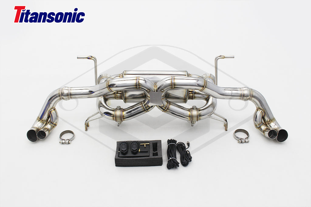 Audi R8 Titanium/Stainless Steel Valved Catback Exhaust