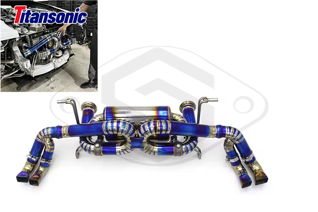 Audi R8 Titanium/Stainless Steel Valved Catback Exhaust