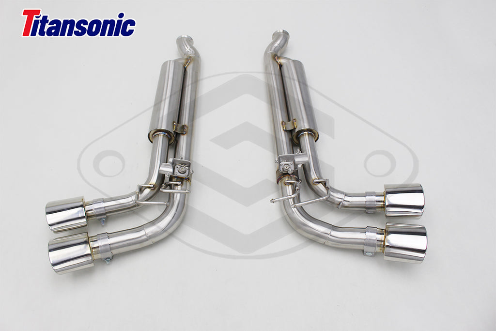 Mercedes AMG G550/G500 (W463A) 4L BiTurbo – ECE Valved Dual Mufflers (CES3)