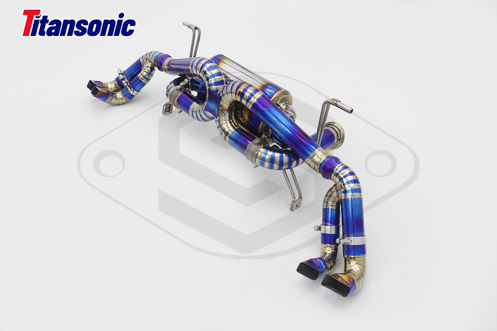 Audi R8 Titanium/Stainless Steel Valved Catback Exhaust