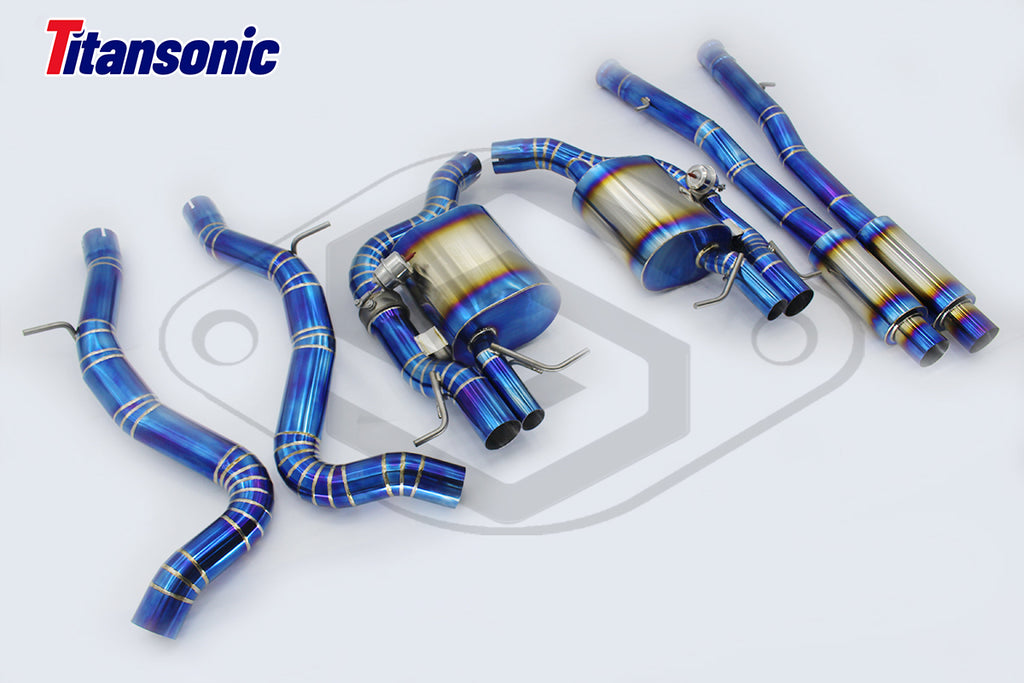 Mercedes AGM S63 Cencal Titanium Valved Catback Exhaust