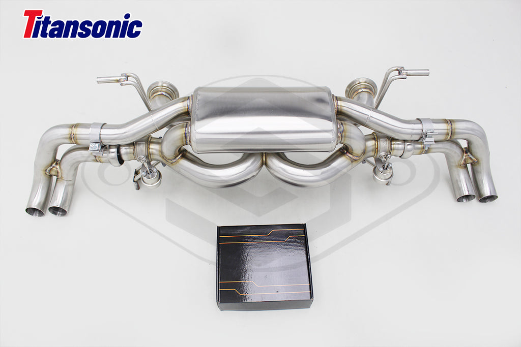 Audi R8 Titanium/Stainless Steel Valved Catback Exhaust